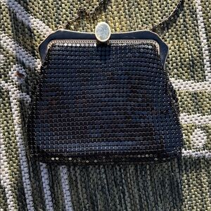 Andrew Geller Boutique Vintage 60's Black Shoulder Evening Handbag
